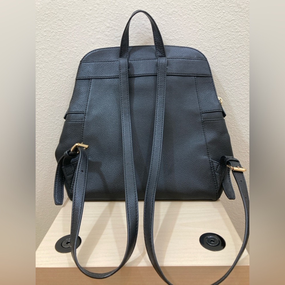 Michael Kors Black Backpack with Gold-Tone Zipper Pulls and Trim - Picture 6 of 13